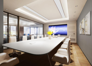 440平米-艾拉丁网络-办公室装修设计